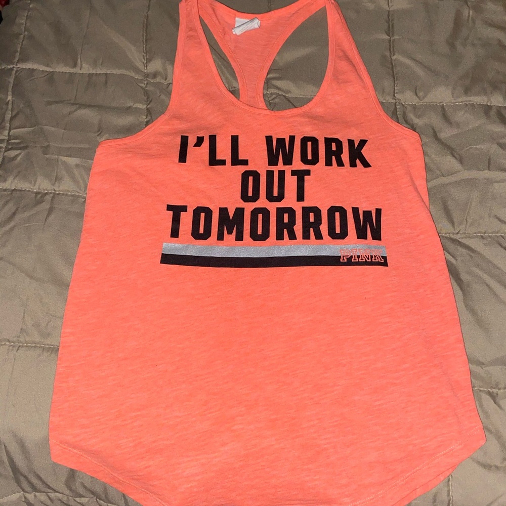 PINK tank top XS